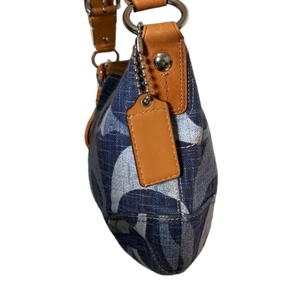 COACH y2k 2009 Signature Denim Hobo Shoulder Bag - Picture 4 of 8